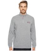 Vineyard Vines Sweater Fleece Shep Shirt (minnow Gray) Men's Fleece