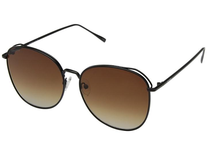 Thomas James La By Perverse Sunglasses Joy (black/brown Gradient) Fashion Sunglasses