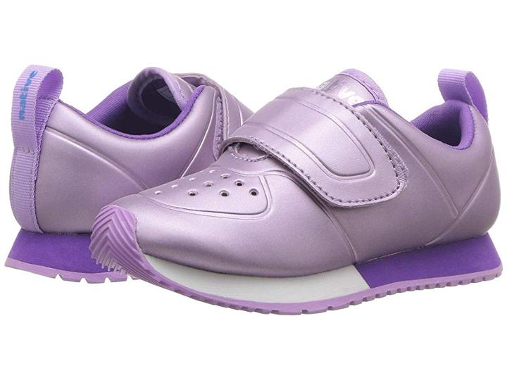 Native Kids Shoes Cornell Hl Metallic (toddler/little Kid) (lavender Metallic/shell White/starfish Purple/lavender Rubber) Girls Shoes