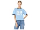Juicy Couture So Juicy Graphic Tee (beach Blue) Women's Clothing