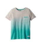 Joules Kids Striped Jersey Pocket T-shirt (toddler/little Kids/big Kids) (grey Marl) Boy's T Shirt