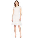 M Missoni Solid Rib Stitch Dress (white) Women's Dress