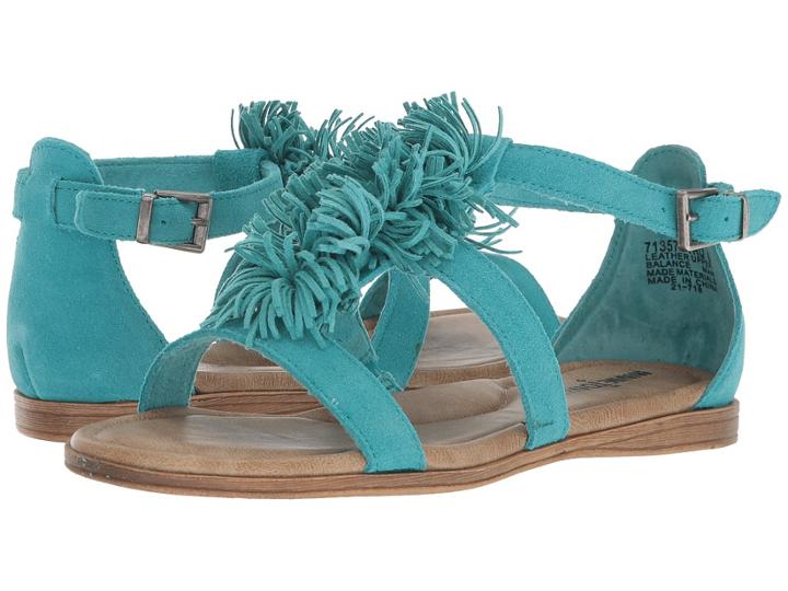Minnetonka Presley (turquoise Suede) Women's Sandals