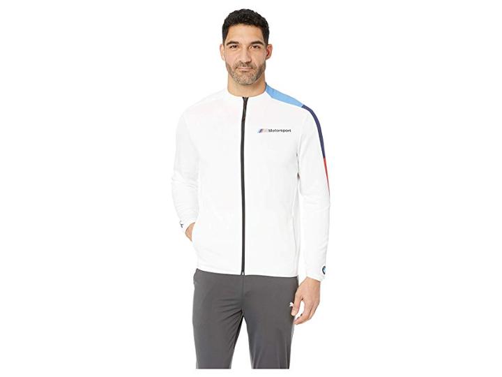 Puma Bmw Mms T7 Track Jacket (puma White) Men's Coat