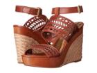 Lauren Ralph Lauren Georgina (polo Tan Soft Burnished Calf) Women's Wedge Shoes