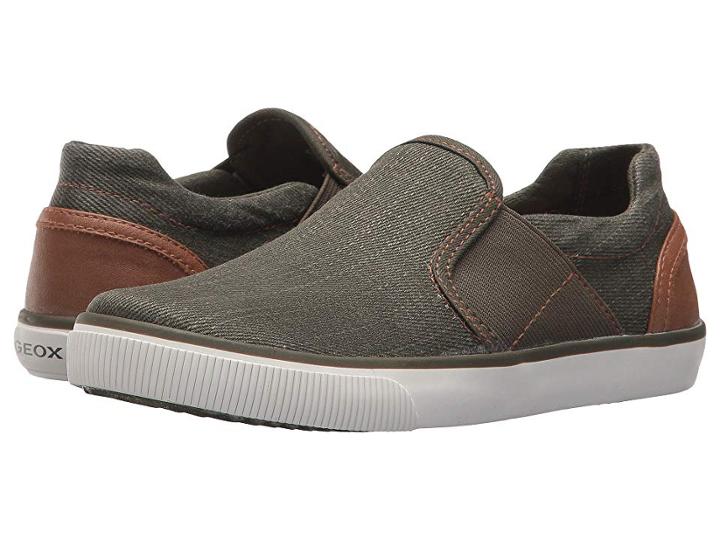 Geox Kids Kilwi 9 (little Kid/big Kid) (military/light Brown) Boy's Shoes