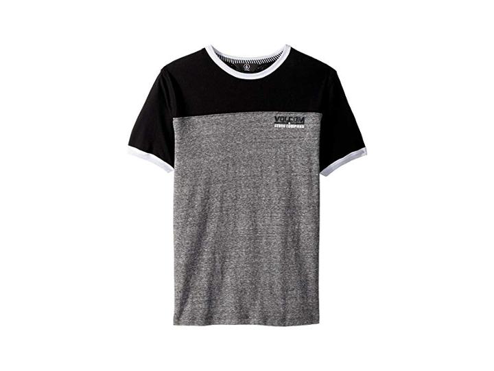 Volcom Kids Walden Crew Tee (big Kids) (black) Boy's T Shirt