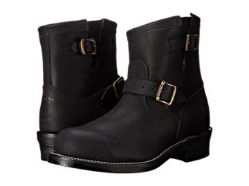Chippewa 7 Black Odessa Steel Toe Engineer (black) Men's Work Boots