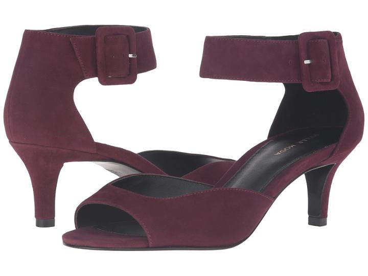 Pelle Moda Berlin (dark Cherry Suede) High Heels