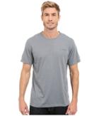Columbia Silver Ridge Zerotm Short Sleeve Shirt (grey Ash Heather) Men's T Shirt