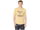 Brixton Hops Short Sleeve Premium Tee (buff/navy) Men's T Shirt