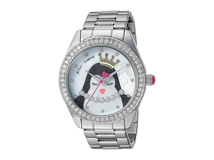 Betsey Johnson Y121-e5 Steel Bracelet (silver) Watches