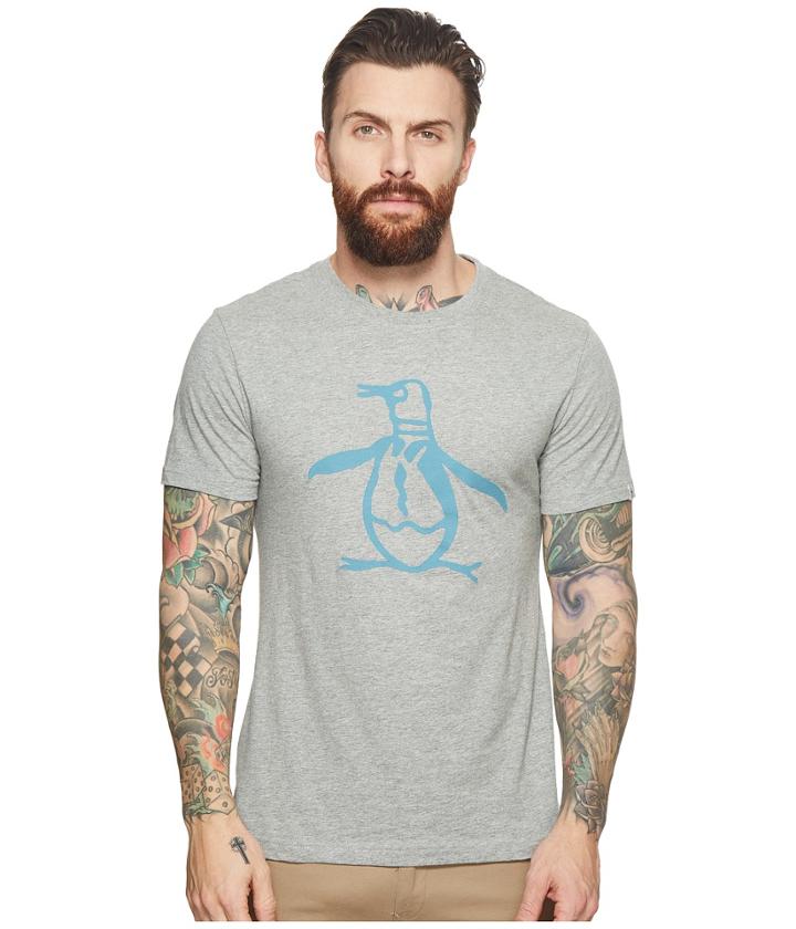 Original Penguin Graphic Tee (rain Heather) Men's T Shirt