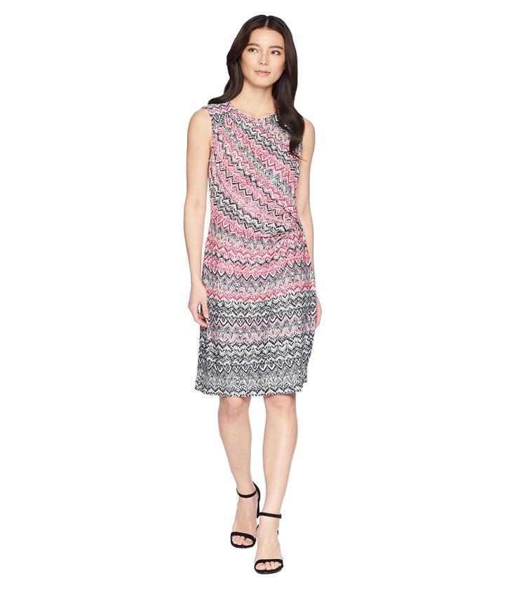 Nic+zoe Petite Spiced Up Twist Dress (multi) Women's Dress