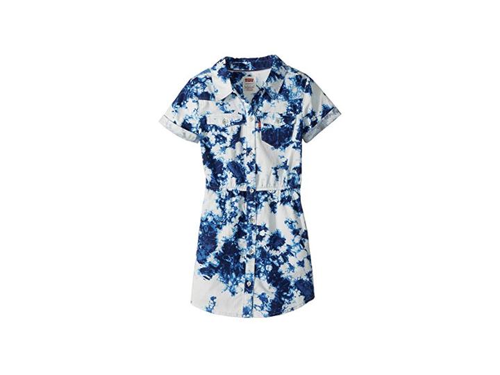Levi's(r) Kids Short Sleeve Western Dress (little Kids) (allure) Girl's Dress