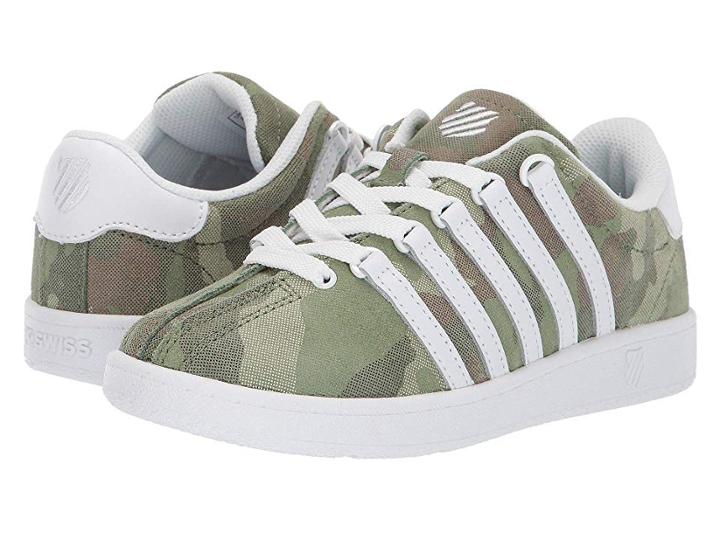 K-swiss Classic Vntm (little Kid) (camo/white) Athletic Shoes