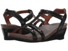 Taos Footwear Wanderer (black Reptile Embossed) Women's Sling Back Shoes
