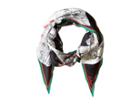 Echo Design Winter In New York Silk Diamond Shaped Scarf (black) Scarves