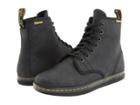 Dr. Martens Shoreditch (black Greasy Lamper/suede) Women's Lace-up Boots
