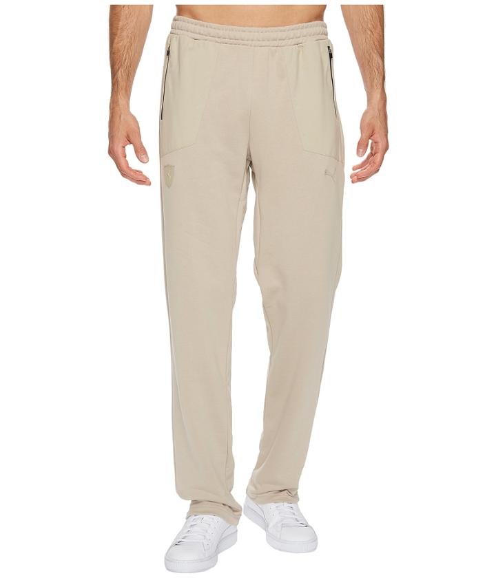 Puma Ferrari Open Cuff Sweatpants (pure Cashmere) Men's Casual Pants
