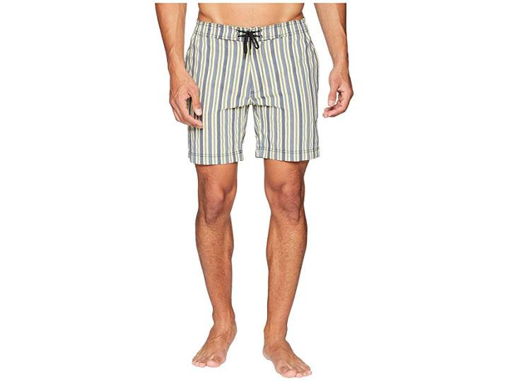 Onia Alek 7 Japanese Stripe Swim Trunk (multi) Men's Swimwear