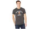 The Original Retro Brand Bah Hum Chug Short Sleeve Vintage Heathered Tee (heather Black) Men's T Shirt