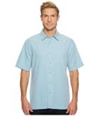 Quiksilver Waterman Centinela 4 Short Sleeve Shirt (misty Blue) Men's T Shirt