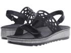 Naot Acacia (black Luster Leather/black Raven Leather) Women's Sandals