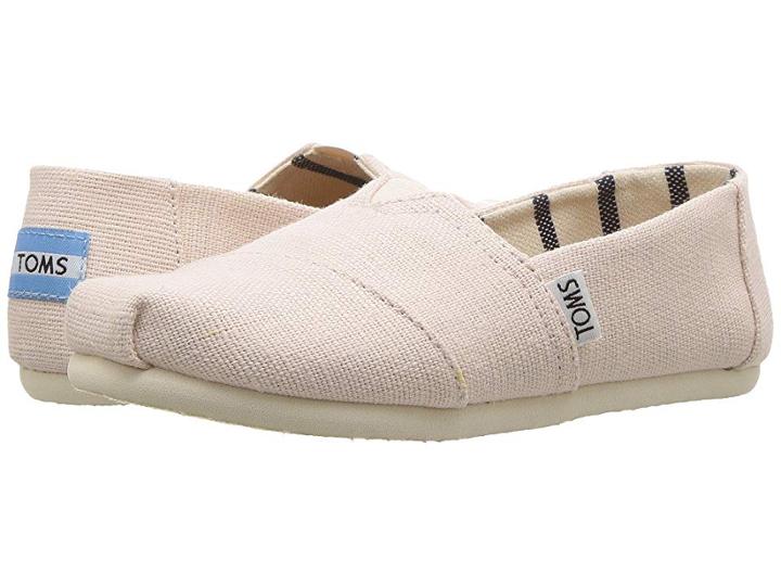 Toms Kids Venice Collection Alpargata (little Kid/big Kid) (pink Whisper Heritage Canvas) Girl's Shoes