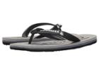 Quiksilver Kids Molokai Wordmark (toddler/little Kid/big Kid) (black/grey/grey) Boys Shoes