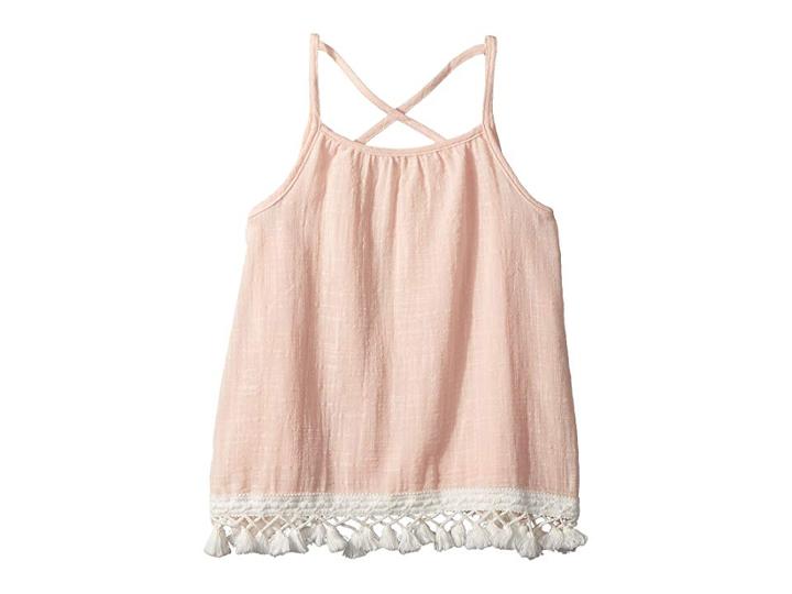 People's Project La Kids Elena Woven Tank Top (big Kids) (blush) Girl's Sleeveless