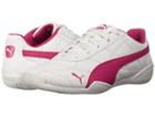 Puma Kids Tune Cat 3 (little Kid/big Kid) (puma White/beetroot Purple) Girl's Shoes