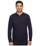 Toad&co Mattock Long Sleeve Slim Shirt (dark Indigo Solid) Men's Clothing