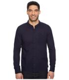 Toad&co Mattock Long Sleeve Slim Shirt (dark Indigo Solid) Men's Clothing