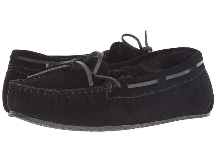 Minnetonka Gina Junior Trapper (black) Women's Shoes