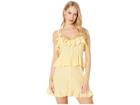 For Love And Lemons Tahiti Mini Dress (yellow) Women's Dress