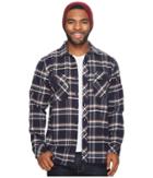Rip Curl Grizzley Long Sleeve Flannel (navy) Men's Clothing