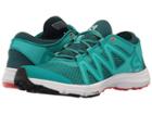 Salomon Crossamphibian Swift (deep Peacock Blue/ceramic/living Coral) Women's Shoes