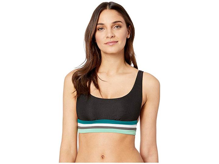 Becca By Rebecca Virtue Refine Sport Top (black) Women's Swimwear