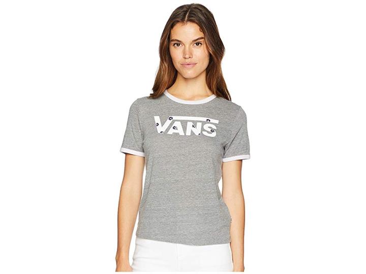Vans Abstract Daisy Flying V (grey Heather/lavender Fog) Women's Clothing