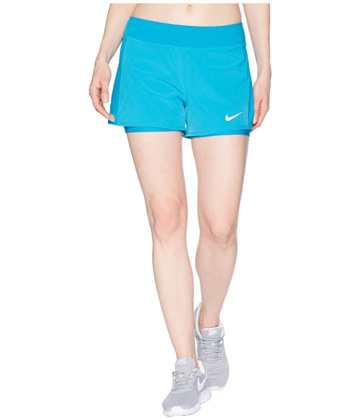 Nike Nike Court Flex Pure Tennis Short (neo Turquoise/white) Women's Shorts