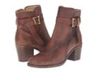 Frye Malorie Knotted Short (redwood Polished Stonewash) Cowboy Boots