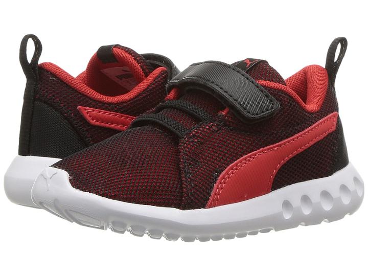 Puma Kids Carson 2 Breathe V (toddler) (puma Black/flame Scarlet) Boys Shoes