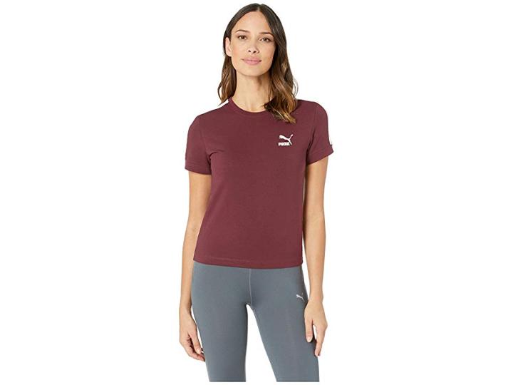 Puma Classics Tight T7 Tee (fig) Women's T Shirt
