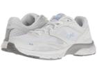 Ryka Propel 3d Pro (white/summer Grey/metallic Lake Blue) Women's Walking Shoes