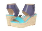 Lucky Brand Olla (moroccan Blue/viridian) Women's Wedge Shoes