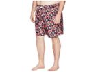 Nautica Big & Tall Big Tall Abstract Floral Print Swim Trunk (spice Coral) Men's Swimwear