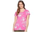 Joules Nessa Printed Jersey T-shirt (bright Pink Chinoise) Women's T Shirt