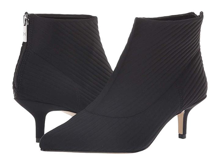 Halston Heritage Tiana Bootie (black Neoprene) Women's Boots