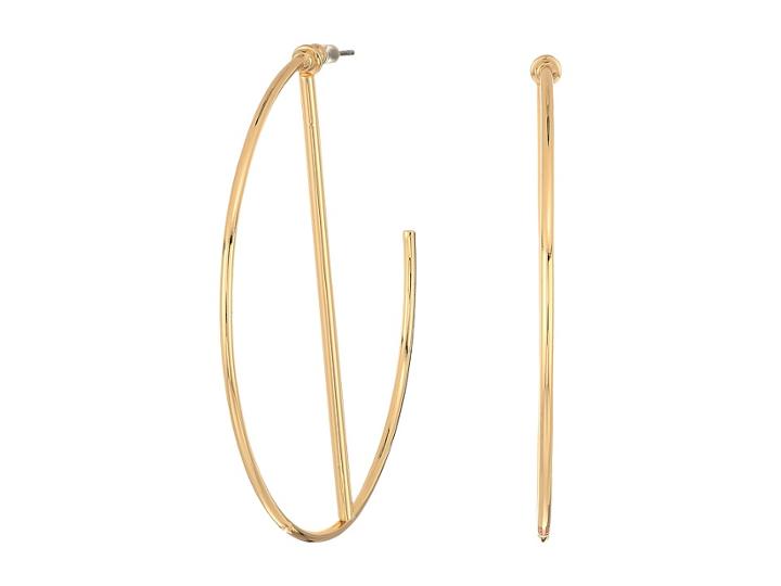 Guess Hoop Earrings With Stick (gold) Earring